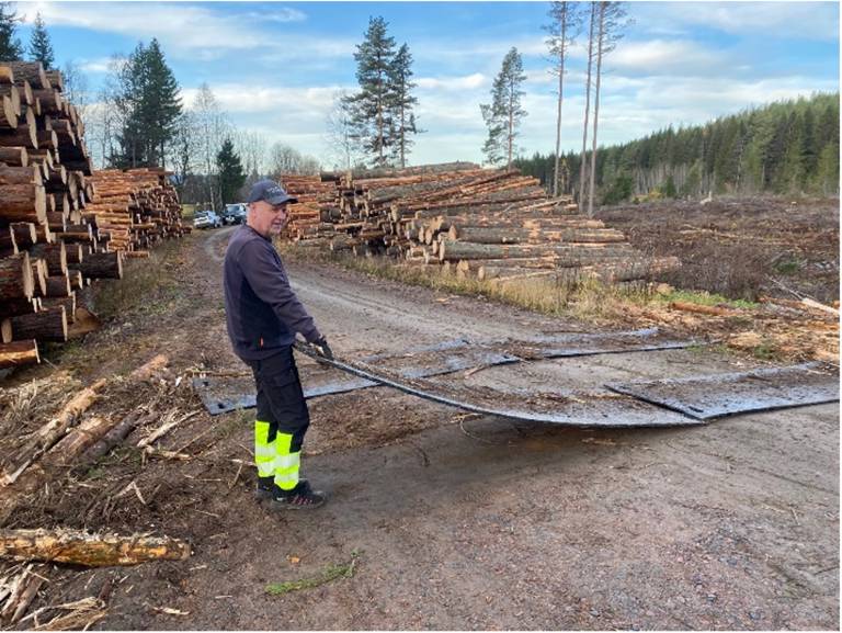matta i närbild
