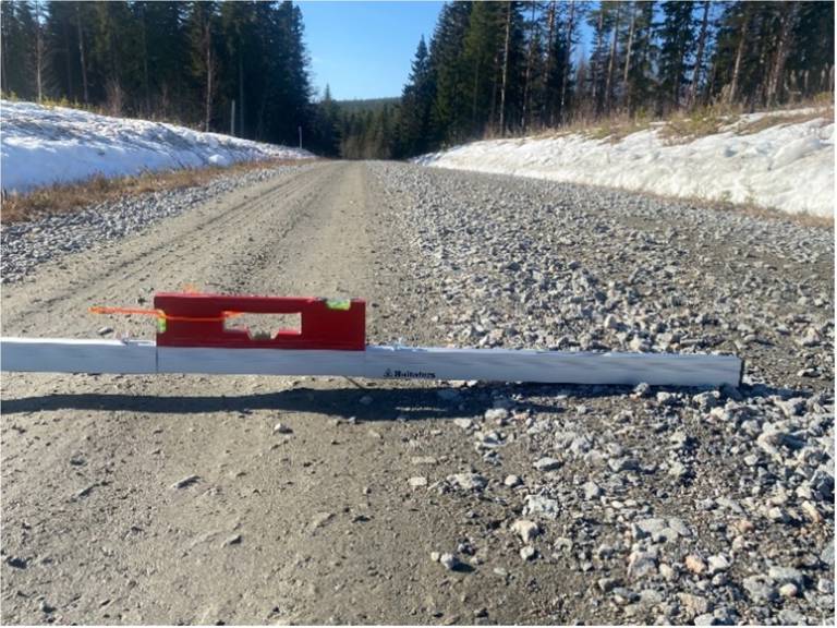 vattenpass visar bra bombering